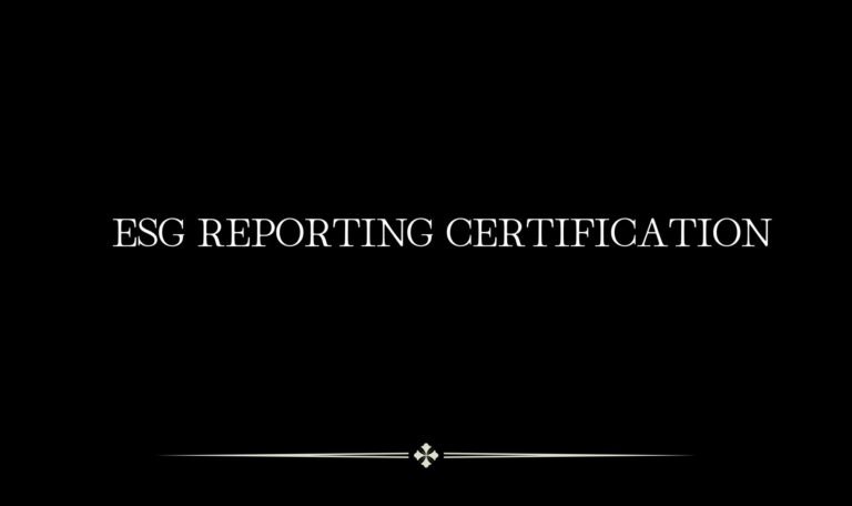 Read more about the article ESG Reporting Certification: Enhancing Sustainability  & Accountability in Business Organizations