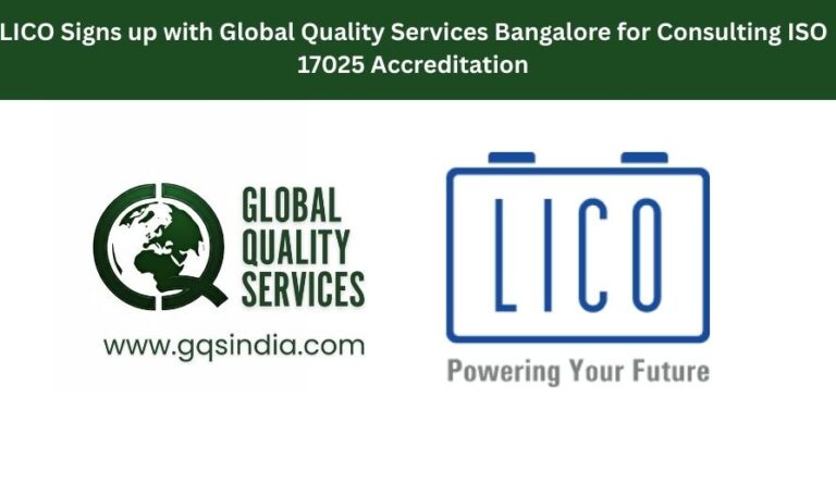 Read more about the article LICO Signs up with Global Quality Services Bangalore for Consulting ISO 17025 Accreditation
