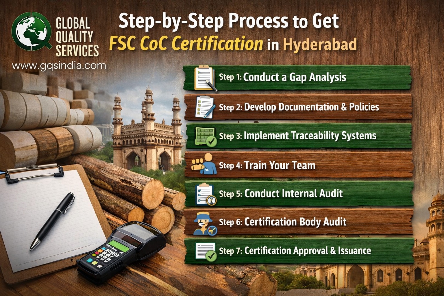 FSC Chain of Custody Certification in Hyderabad