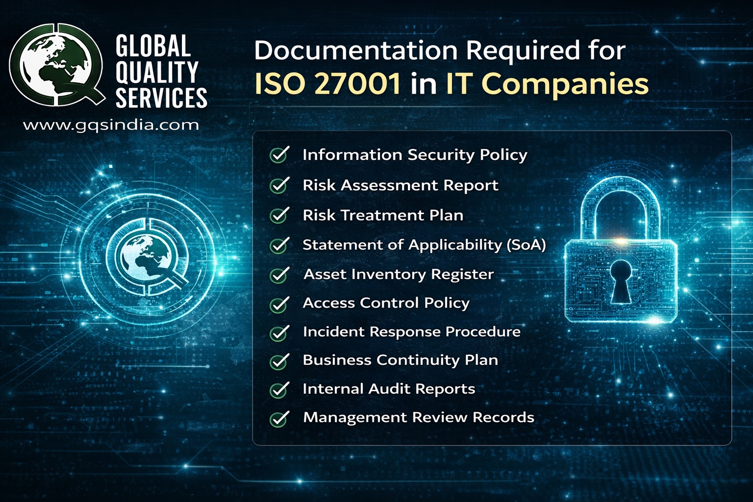 ISO 27001 for IT companies India