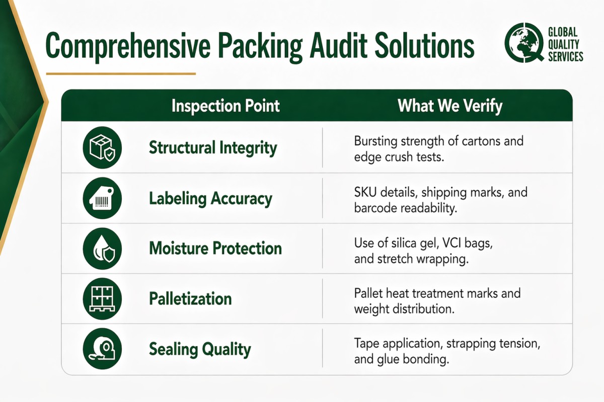Packing Inspection Services In Hyderabad