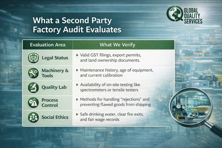Secondary Party Factory Audit Service in India