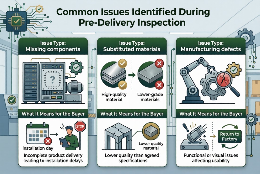 Pre-Delivery Inspection Services of IT, Sportswear, and Machinery In Bangalore
