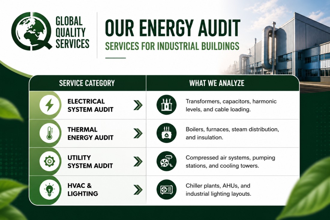 Energy Audits Services of Industrial Buildings In Bangalore