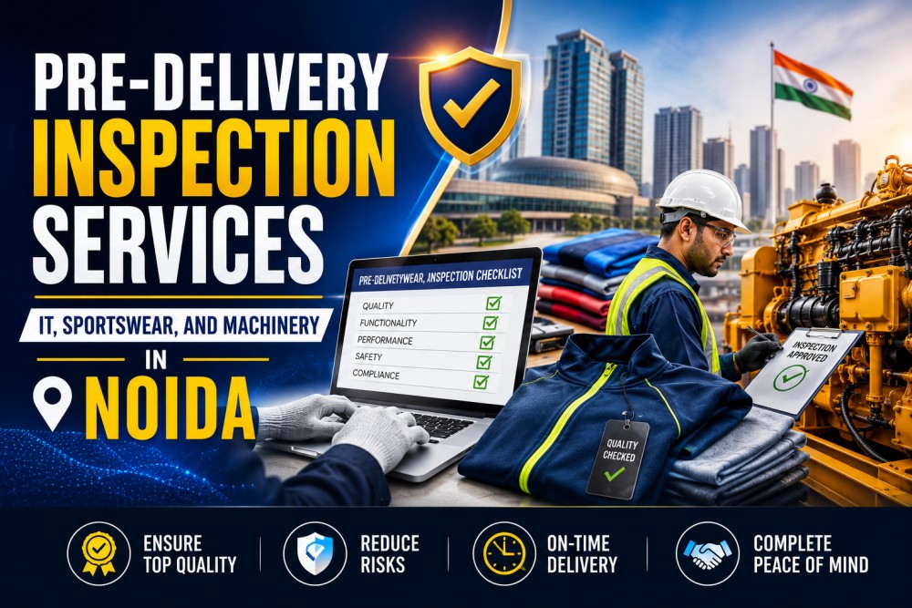 Pre-Delivery Inspection Services of IT, Sportswear, and Machinery In Noida