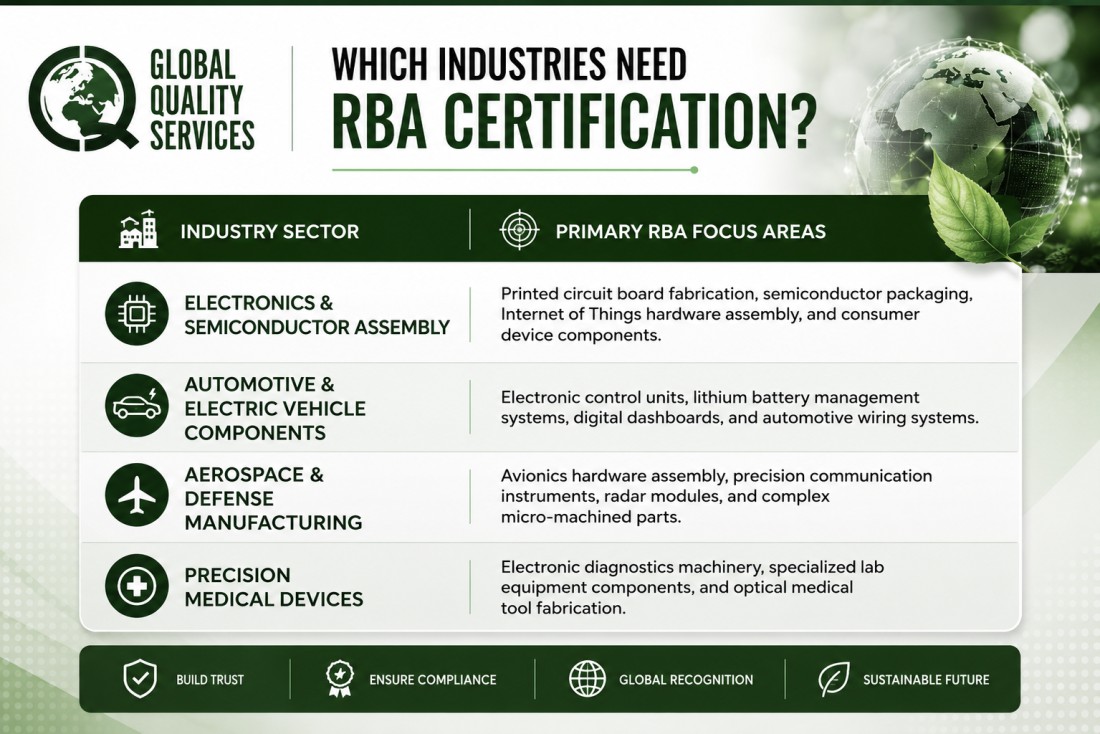 Responsible Business Alliance Certification in Bangalore