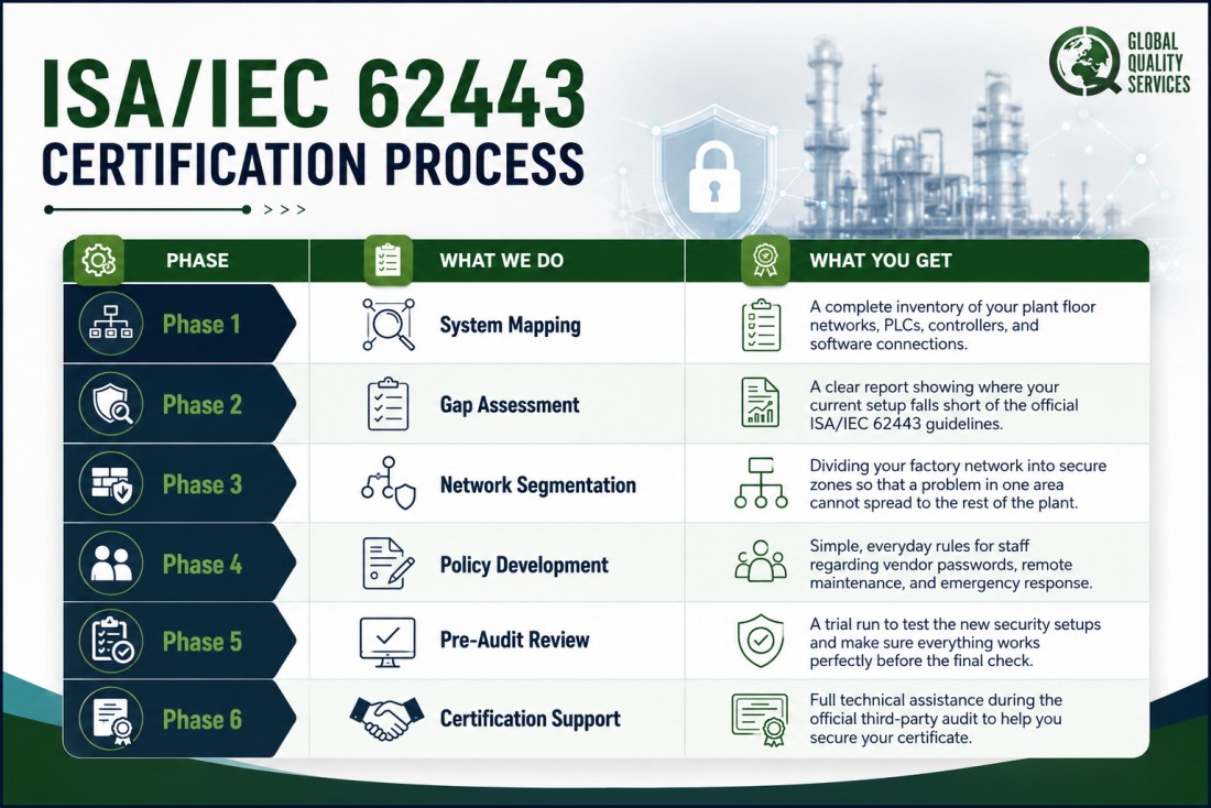 ISA/IEC 62443 Certification Services in Ahmedabad