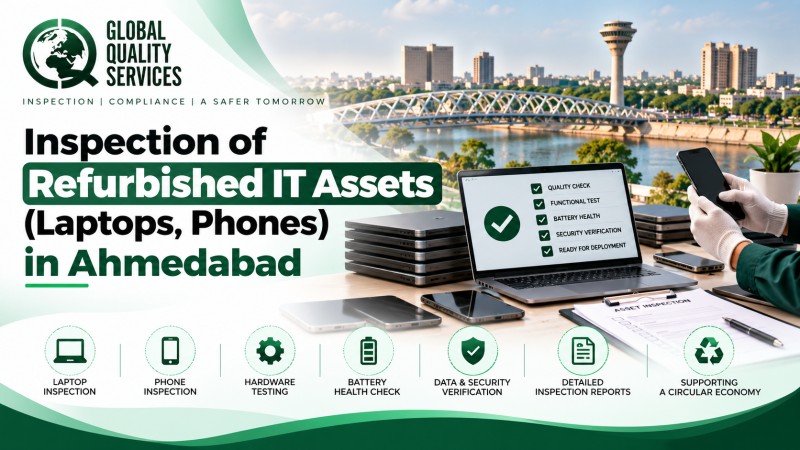 Inspection of Refurbished IT Assets (Laptops, Phones) in Ahmedabad