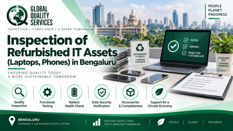 Inspection of Refurbished IT Assets (Laptops, Phones) in Bengaluru