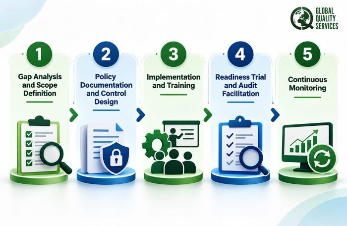 Our 5 Step SOC 2 Advisory Process