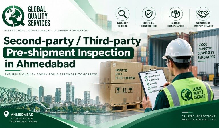 Second-party : Third-party Pre-shipment Inspection in Ahmedabad